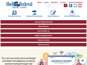'shellfcu.org' screenshot
