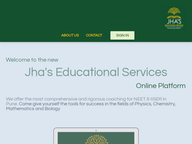 'jhasedu.com' screenshot