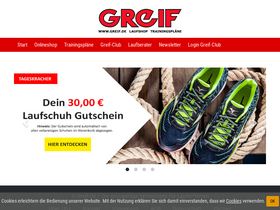 'greif.de' screenshot