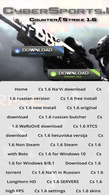 Download CS 1.6 Free: Counter-Strike Non Steam