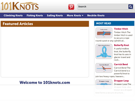 '101knots.com' screenshot
