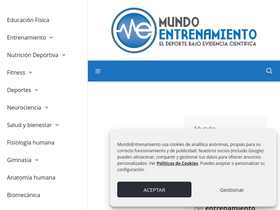 'mundoentrenamiento.com' screenshot