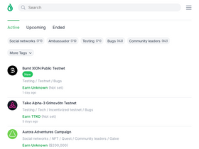 'dropsearn.com' screenshot