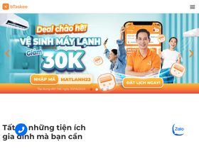 'btaskee.com' screenshot