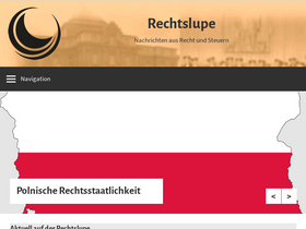 'rechtslupe.de' screenshot