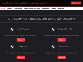 'kreatormocy.pl' screenshot