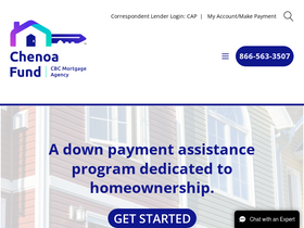 'chenoafund.org' screenshot