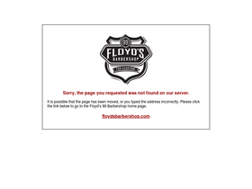 'floydsbarbershop.com' screenshot