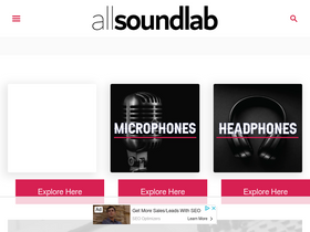 'allsoundlab.net' screenshot