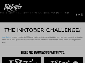 'inktober.com' screenshot