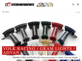 'systemmotorsports.com' screenshot