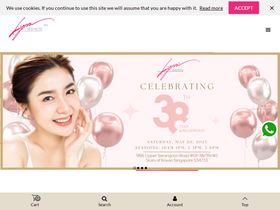 lynnaesthetic.com.sg homepage screenshot