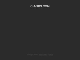 'cia-3ds.com' screenshot
