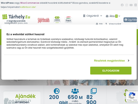 'tarhely.eu' screenshot