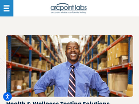 'arcpointlabs.com' screenshot