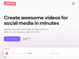 'zubtitle.com' screenshot