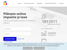 'ghiseul.ro' screenshot