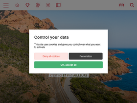 'esterel-cotedazur.com' screenshot