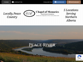 'northernalbertafunerals.com' screenshot