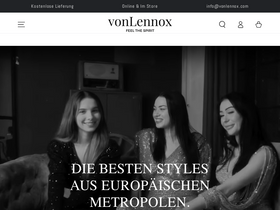 vonLennox homepage screenshot