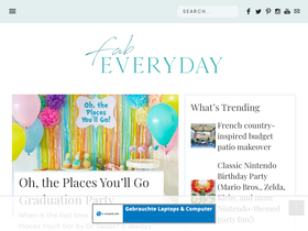'fabeveryday.com' screenshot