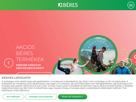 'beres.hu' screenshot