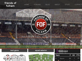 'friendsoffulham.com' screenshot