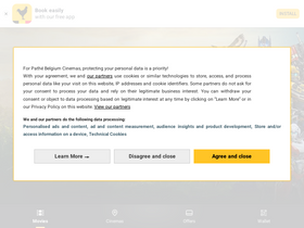 'pathe.be' screenshot