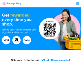 'receipthog.com' screenshot