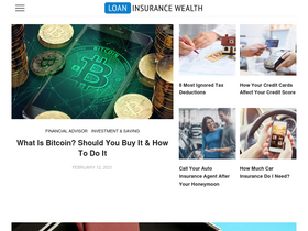 'loaninsurancewealth.com' screenshot