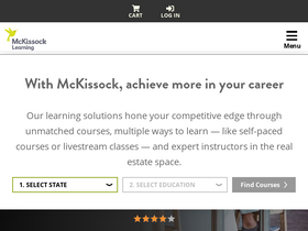 'mckissock.com' screenshot