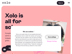 'xolo.io' screenshot