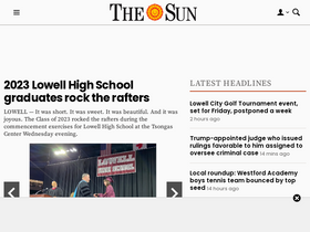 'lowellsun.com' screenshot