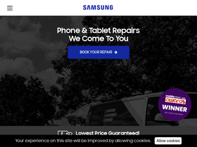 'samsungrepair.com' screenshot