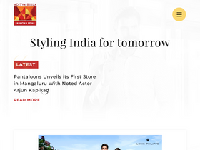 'abfrl.com' screenshot