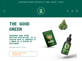 thegoodgreen.fr homepage screenshot