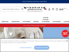 'newbridgesilverware.com' screenshot