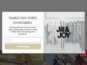 Jill & Joy homepage screenshot