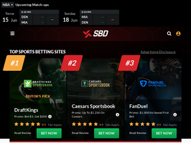 'sportsbettingdime.com' screenshot