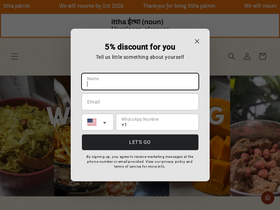 ittha.in homepage screenshot