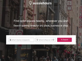'aussie-hours.com' screenshot