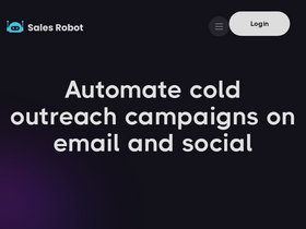 'salesrobot.co' screenshot