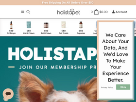 'holistapet.com' screenshot