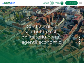 'rervest.ro' screenshot