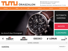 'tutuora.hu' screenshot