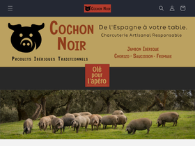 cochon-noir.com homepage screenshot