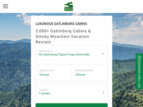 'smokymountains.com' screenshot