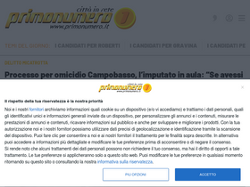 'primonumero.it' screenshot