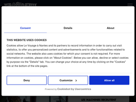 'lesmachines-nantes.fr' screenshot
