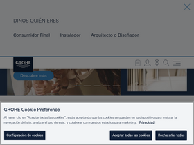 'grohe.es' screenshot